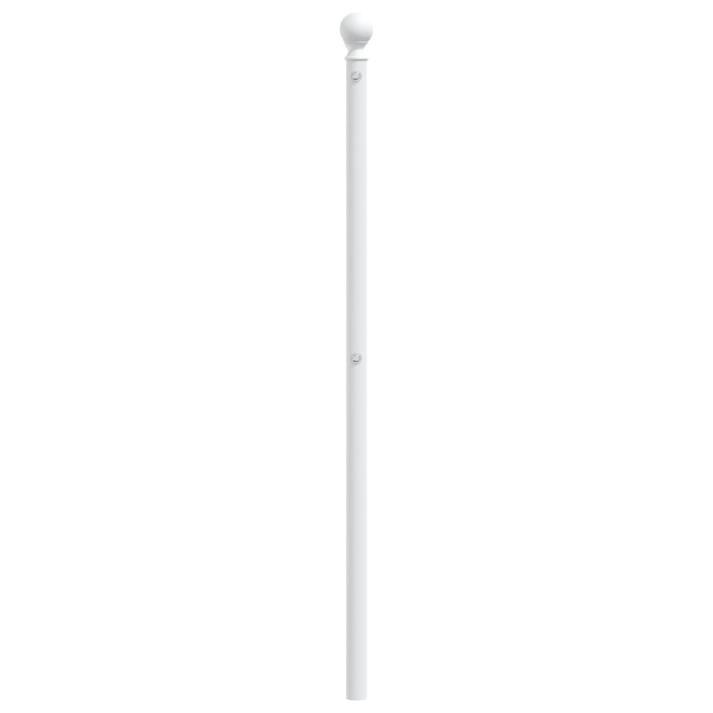 Cabeceira de cama 193 cm metal branco