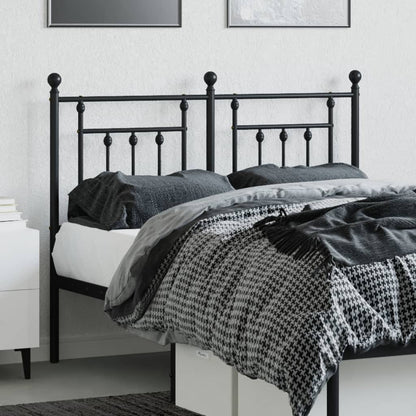 Cabeceira de cama 120 cm metal preto