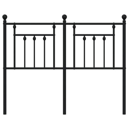 Cabeceira de cama 120 cm metal preto