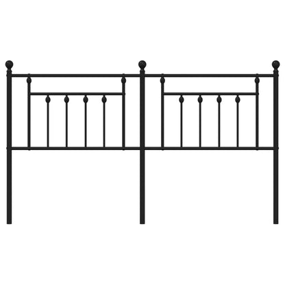 Cabeceira de cama 160 cm metal preto