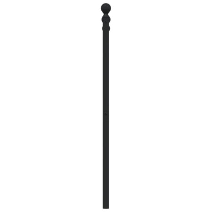 Cabeceira de cama 160 cm metal preto