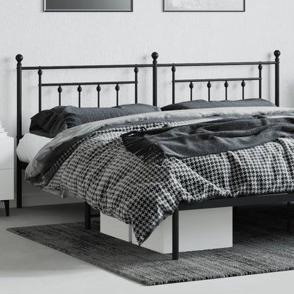 Cabeceira de cama 193 cm metal preto