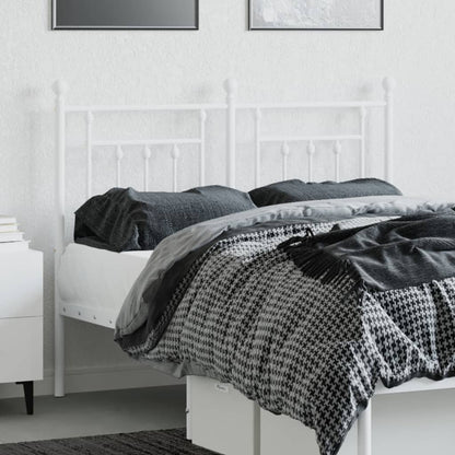 Cabeceira de cama 120 cm metal branco