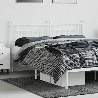 Cabeceira de cama 180 cm metal branco