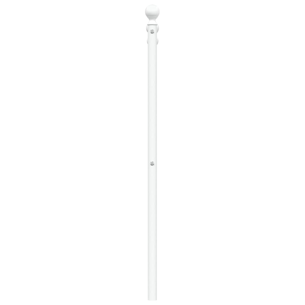 Cabeceira de cama 193 cm metal branco