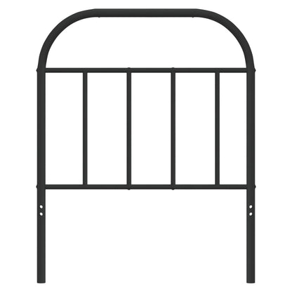 Cabeceira de cama 75 cm metal preto