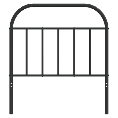 Cabeceira de cama 80 cm metal preto