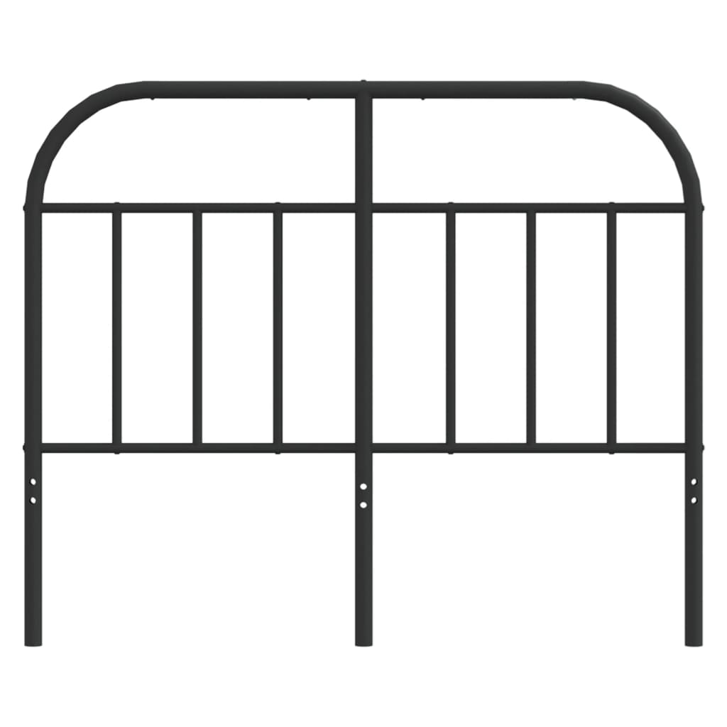 Cabeceira de cama 120 cm metal preto