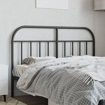 Cabeceira de cama 140 cm metal preto