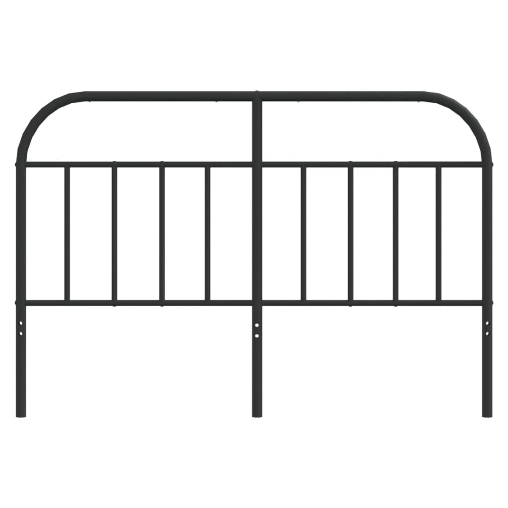 Cabeceira de cama 140 cm metal preto