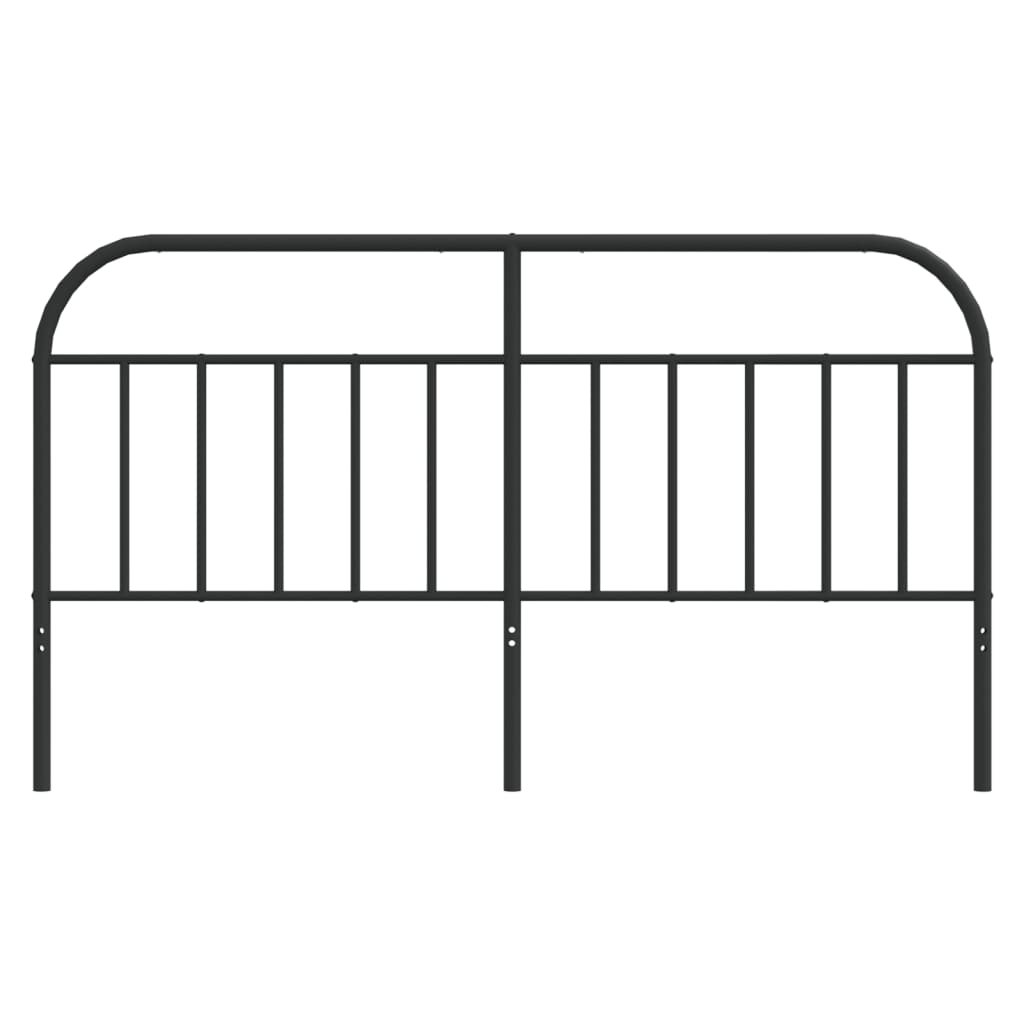 Cabeceira de cama 180 cm metal preto