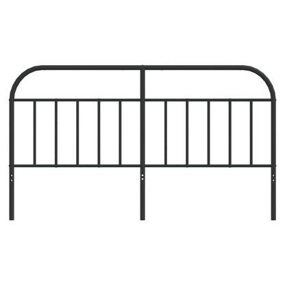 Cabeceira de cama 180 cm metal preto