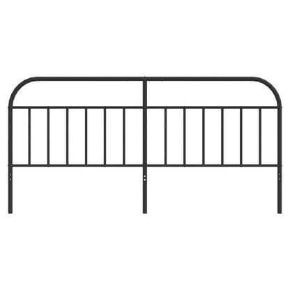 Cabeceira de cama 193 cm metal preto