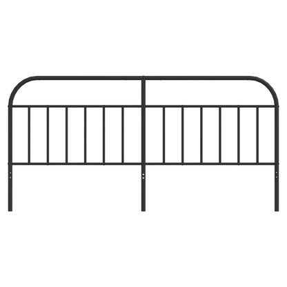 Cabeceira de cama 200 cm metal preto