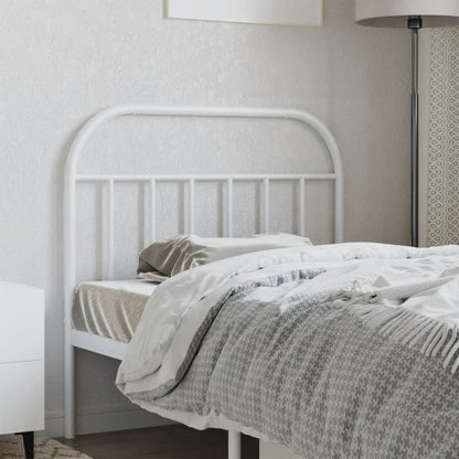 Cabeceira de cama 107 cm metal branco