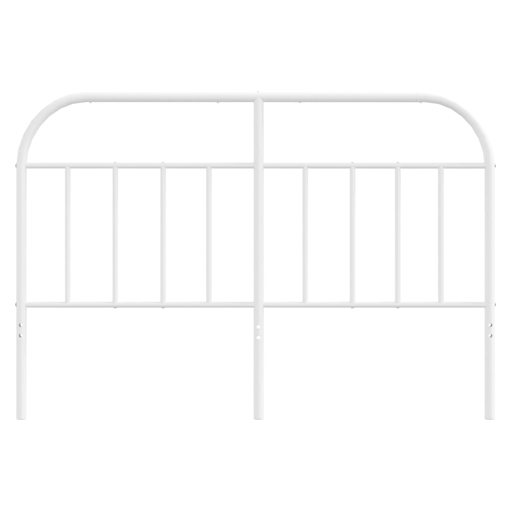 Cabeceira de cama 135 cm metal branco