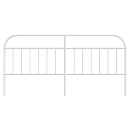 Cabeceira de cama 200 cm metal branco