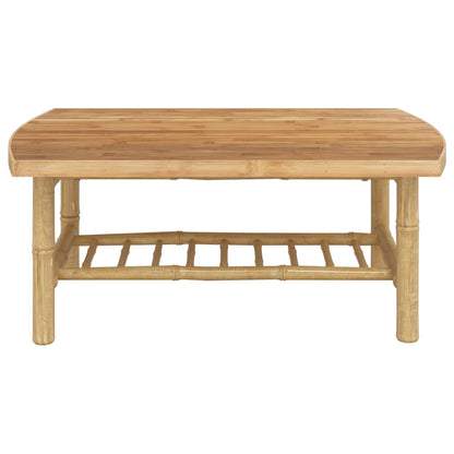 Mesa de centro para jardim 90x55x37 cm bambu