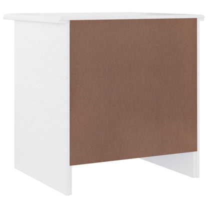 Mesa de cabeceira ALTA 43x35x40,5 cm pinho maciço branco