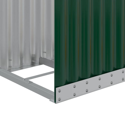 Suporte de lenha 40x45x100 cm aço galvanizado verde