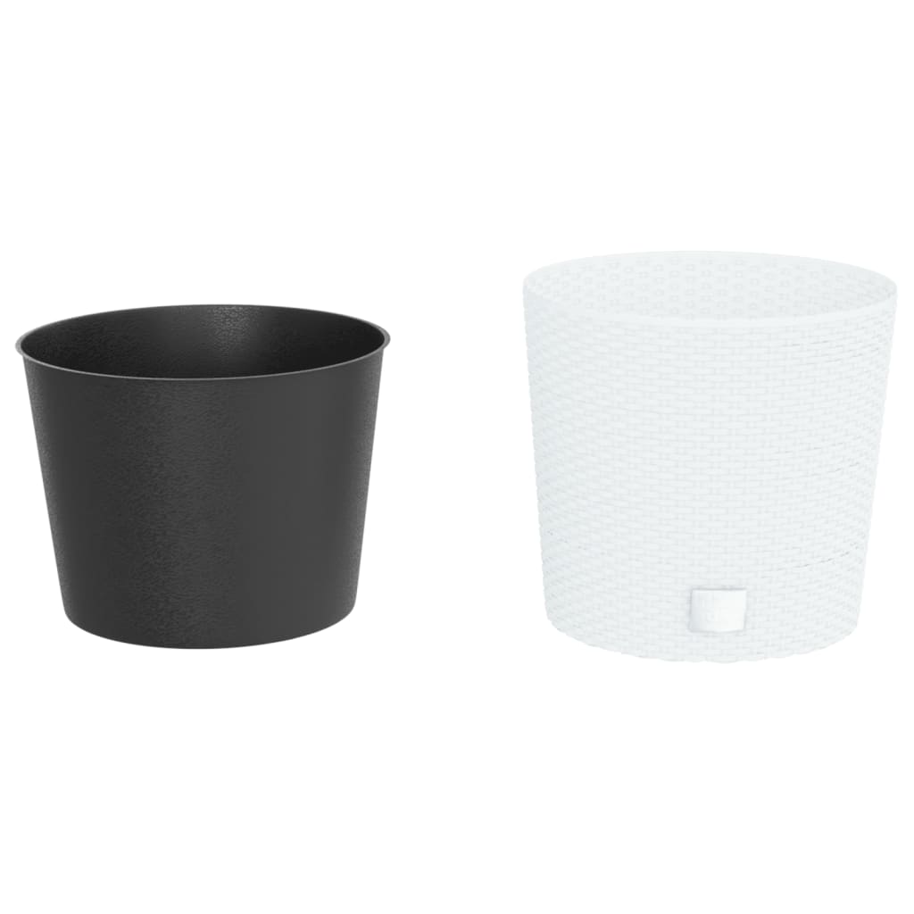 Vaso com interior removível 15 / 15,3 L vime PP branco