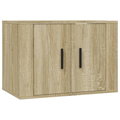 Móveis de TV de parede 2 pcs 57x34,5x40 cm carvalho sonoma