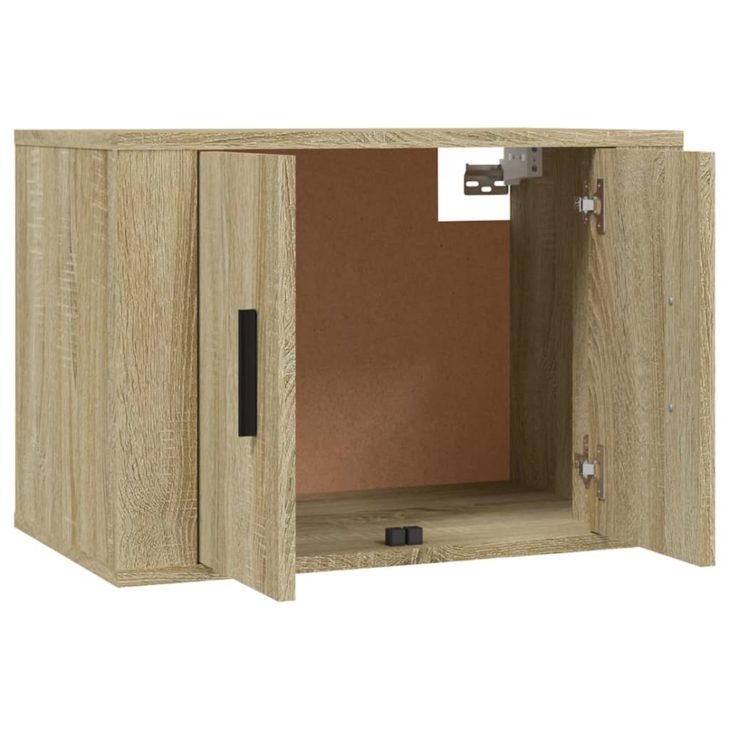 Móveis de TV de parede 2 pcs 57x34,5x40 cm carvalho sonoma