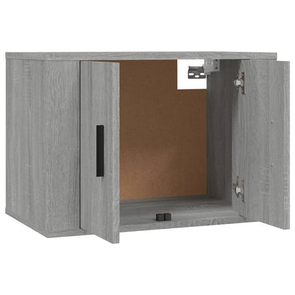 Móveis de TV de parede 2 pcs 57x34,5x40 cm cinzento sonoma