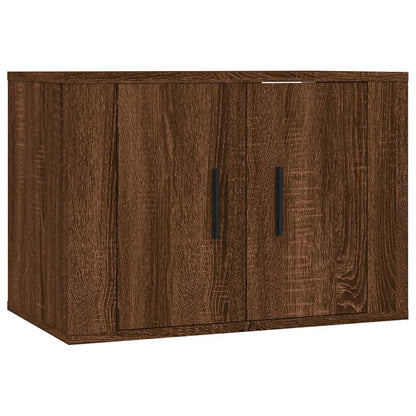 Móveis de TV de parede 3 pcs 57x34,5x40 cm carvalho castanho