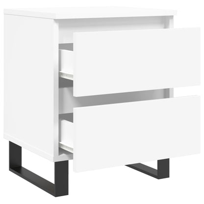 Mesa de Cabeceira Portucale - Branco - Design Moderno