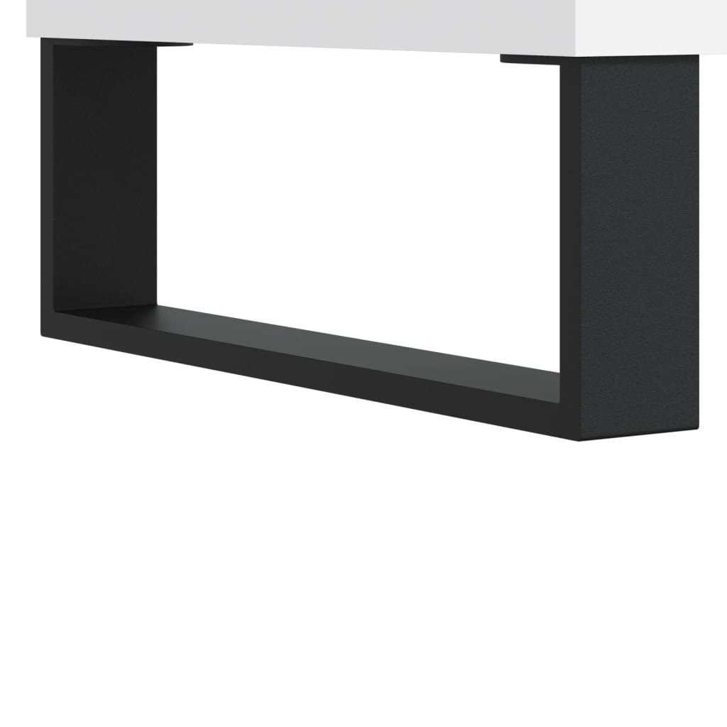 Mesa de Cabeceira Portucale - Branco - Design Moderno