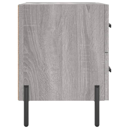 Mesa cabeceira 40x35x47,5 cm derivados madeira sonoma cinza