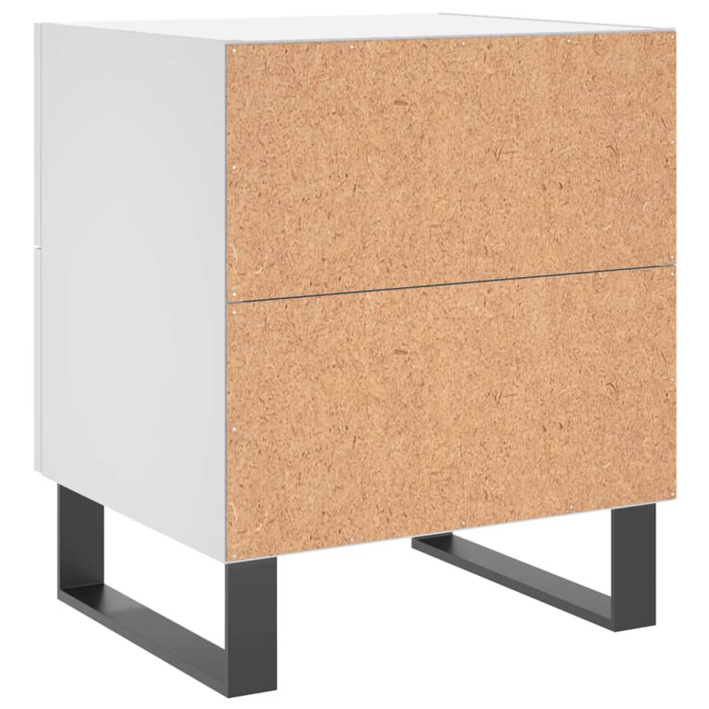 Mesa de cabeceira 40x35x47,5 cm derivados de madeira branco