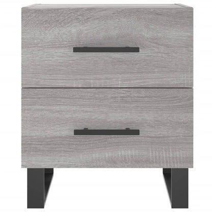 Mesa cabeceira 40x35x47,5 cm derivados madeira sonoma cinza