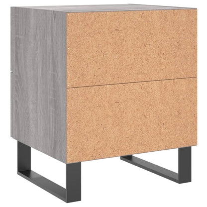 Mesa cabeceira 40x35x47,5 cm derivados madeira sonoma cinza