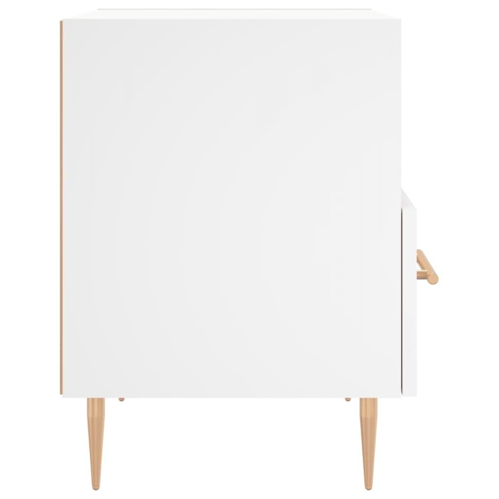 Mesa de cabeceira 40x35x47,5 cm derivados de madeira branco