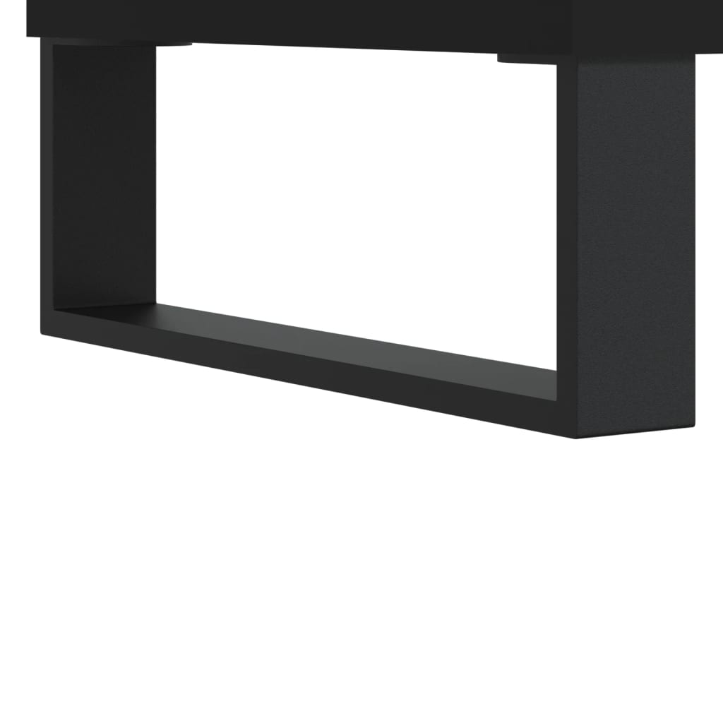 Mesa de cabeceira 40x35x47,5 cm derivados de madeira preto