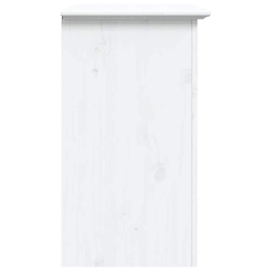 Mesa de cabeceira BODO 53x38,5x66 cm pinho maciço branco