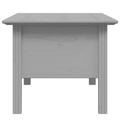 Mesa de centro BODO 100x55x45 cm madeira pinho maciça cinzento