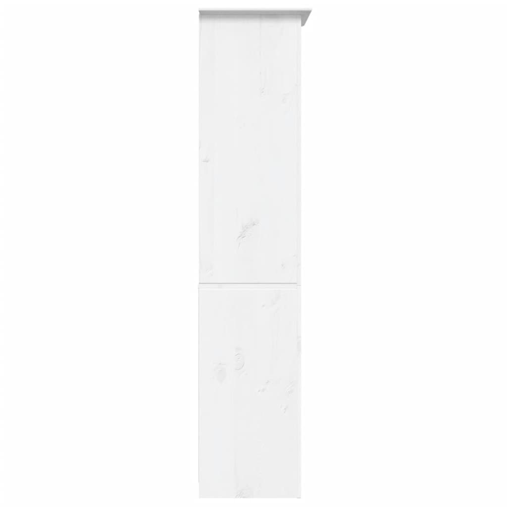 Estante BODO 5 prateleiras 80x38x180 cm pinho maciço branco