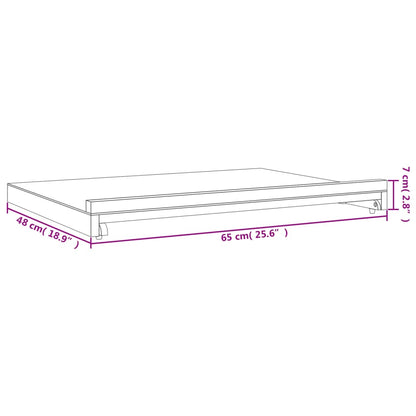 Cavalete de mesa 65x48x7 cm madeira de faia maciça