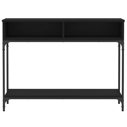 Mesa consola 100x30,5x75 cm derivados de madeira preto