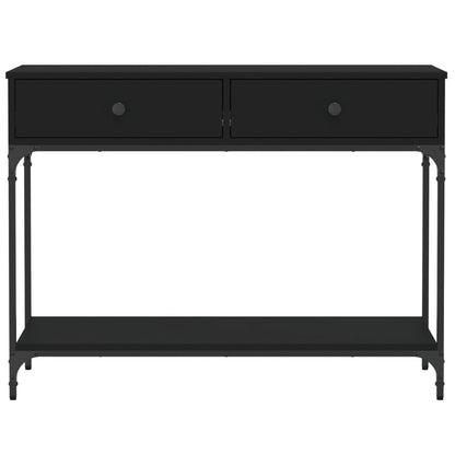 Mesa consola 100x34,5x75 cm derivados de madeira preto