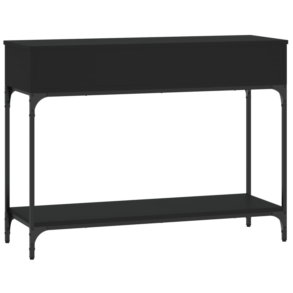 Mesa consola 100x34,5x75 cm derivados de madeira preto