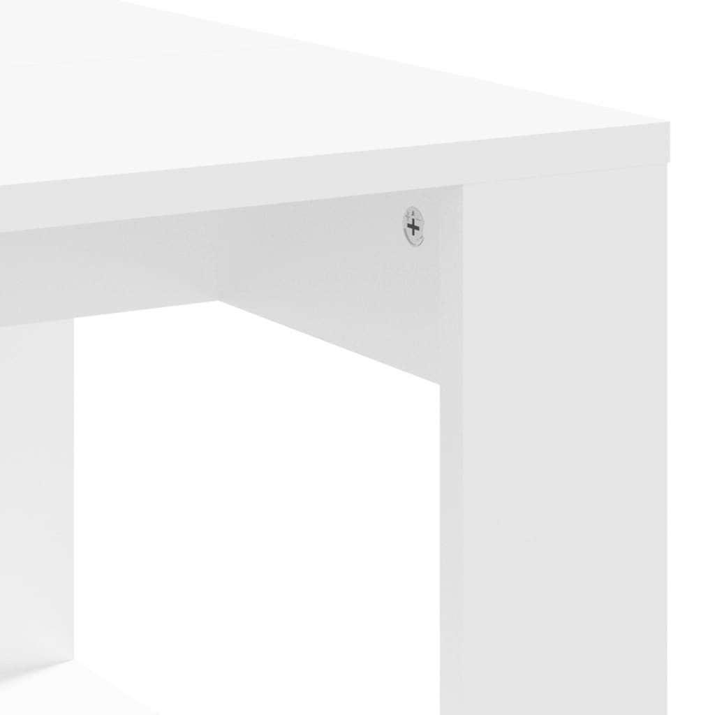 Mesa de centro 102x50x35 cm derivados de madeira branco