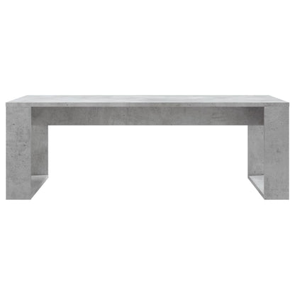 Mesa de centro 102x50x35 cm derivados madeira cinzento cimento