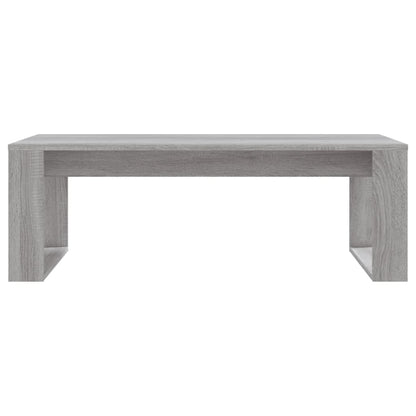 Mesa de centro 102x50x35 cm derivados madeira cinzento sonoma