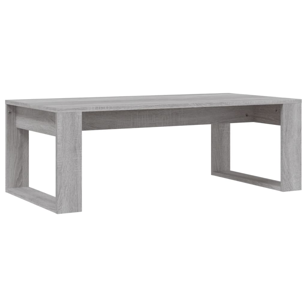 Mesa de centro 102x50x35 cm derivados madeira cinzento sonoma