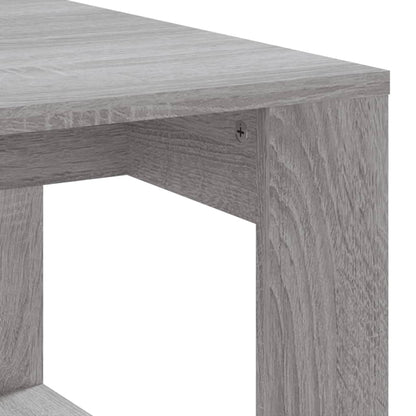 Mesa de centro 102x50x35 cm derivados madeira cinzento sonoma