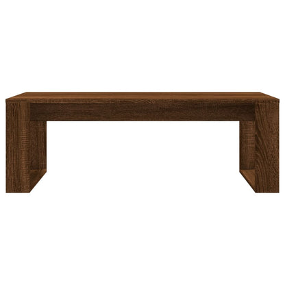 Mesa de centro 102x50x35 cm derivados madeira carvalho castanho